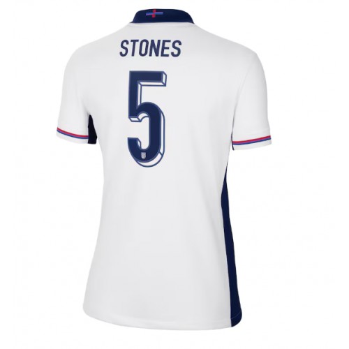 Fotballdrakt Dame England John Stones #5 Hjemmedrakt EM 2024 Kortermet